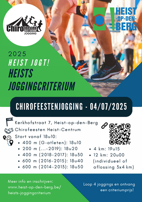 Affiche Chirofeestenjogging